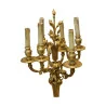 2 Chandeliers en bronze - Moinat - Bougeoirs, Chandeliers