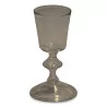 Hand-blown Pyrex white wine glass. - Moinat - Chinaware, Porcelain