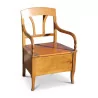 Armchair / Directoire pierced chair in walnut, back … - Moinat - Armchairs