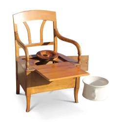 Кресло / Стул Directoire из орехового дерева, спинка …