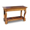 Louis-Philippe console in flamed walnut with 1 drawer. Swiss, … - Moinat - Consoles, Side tables, Sofa tables