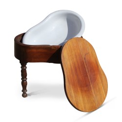 Bidet en acajou