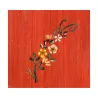 Kleiderschrank mit 2 Türen rot lackiert mit Blumendekor, … - Moinat - Schränke