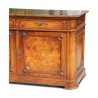 Sideboard aus geformtem Nussbaum auf Eiche montiert mit 2 Türen und 2 … - Moinat - Truhen, Anrichte