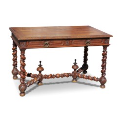 Table Henri II en noyer