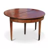 胡桃木长桌，带翻盖、底脚和轮子…… - Moinat - 餐桌