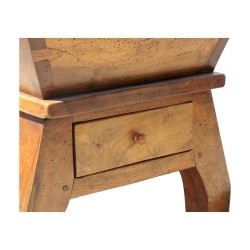 Walnut kneader, pegged. France, 18th century.