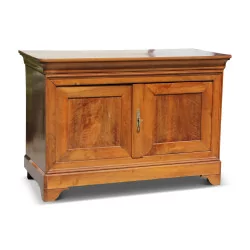 Louis-Philippe sideboard with 2 doors in walnut with molding. Vaud, …