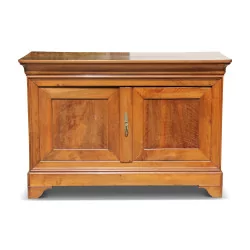 Louis-Philippe sideboard with 2 doors in walnut with molding. Vaud, …