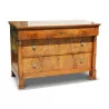 Directoire chest of drawers in walnut with detached columns and 3 … - Moinat - Chests of drawers, Commodes, Chifonnier, Chest of 7 drawers