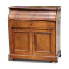 Walnut washbasin cabinet with Carrara marble interior … - Moinat - Consoles, Side tables, Sofa tables