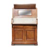 Walnut washbasin cabinet with Carrara marble interior … - Moinat - Consoles, Side tables, Sofa tables