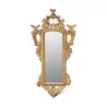 Mirror with carved gilt wood frame. Italy . - Moinat - Mirrors