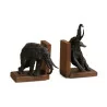 Paar Buchstützen aus Holz und Bronze, die … - Moinat - Dekorationszubehör