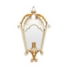 lantern in cream and gold painted metal. - Moinat - Chandeliers, Ceiling lamps