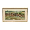 幅布面油画“Village de Gilly”，署名较低…… - Moinat - 画 - 景观