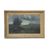 Öl auf Leinwand „Landschaft“ von Leopold DESBROSSES (1821-1908) - Moinat - Gemälden - Landschaften