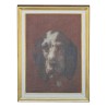 Huile sur toile, marouflée "Le chien" - Moinat - Tableaux - Divers