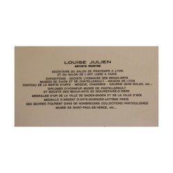 Ölgemälde auf Leinwand Stillleben „Blumen“ signiert Louise …