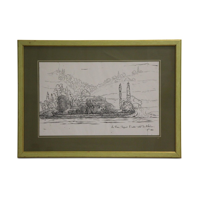 表复制品“Seyssel 的 Château du Parc”。 - Moinat - 画 - 各种的 表复制品“Seyssel 的 Château du Parc”。 - Moinat - 画 - 各种的