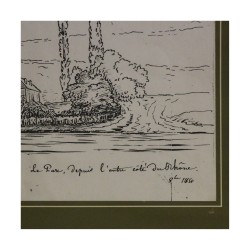 表复制品“Seyssel 的 Château du Parc”。
