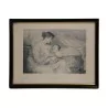 Tableau gravure "La maternité" - Moinat - Gravures