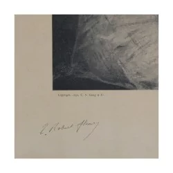 Tableau gravure "La maternité"
