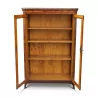 wooden showcase with marble top - Moinat - Bookshelves, Bookcases, Curio cabinets, Vitrines
