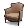 Pair of Louis XV large model gondolas in walnut... - Moinat - Armchairs