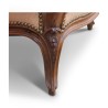 Pair of Louis XV large model gondolas in walnut... - Moinat - Armchairs