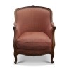 large Louis XV gondola shepherdess in molded walnut and … - Moinat - Armchairs