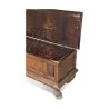 sideboard with walnut panels with claw feet. Italy. - Moinat - Buffet, Bars, Sideboards, Dressers, Chests, Enfilades