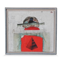 A work of MBFA. mixed technique - collage.