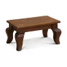 stool/footstool in walnut. - Moinat - Stools, Benches, Pouffes