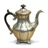 Ein Set aus 4 dekorativen Teekannen aus Zinn - Moinat - Dekorationszubehör