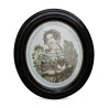 A pair of “colored portrait” medallions - Moinat - Painting - Portrait
