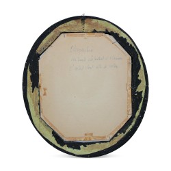 A pair of “colored portrait” medallions