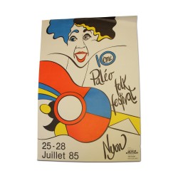 Lot d affiches Paléo (81,83,85,86,87,90)