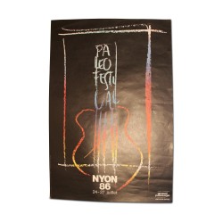Lot d affiches Paléo (81,83,85,86,87,90)
