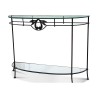 A vintage wrought iron console. Italy - Moinat - Consoles, Side tables, Sofa tables