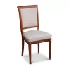 Paar Art-Deco-Stühle im Directoire-Stil aus Mahagoni gepolstert … - Moinat - Stühle