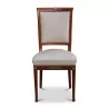 пара стульев в стиле ар-деко в стиле Директории с обивкой из красного дерева … - Moinat - Стулья