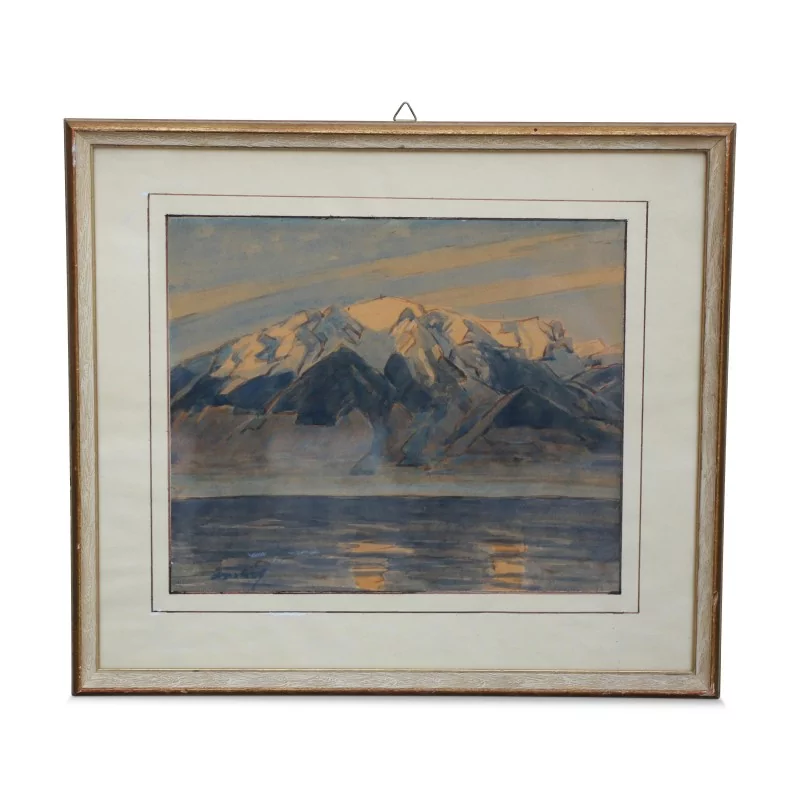 一对版画。沃韦风景，勒格拉蒙 - Moinat - 画 - 景观