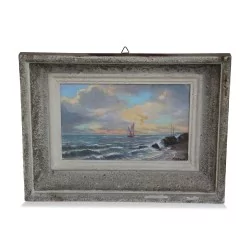 弗里茨·布兰德的作品《海边》