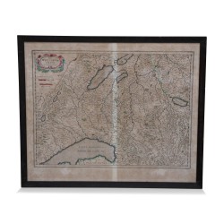 A work representing the map of Switzerland