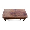 Charles X game table in walnut and turn base (France) towards … - Moinat - Bridge tables, Changer tables