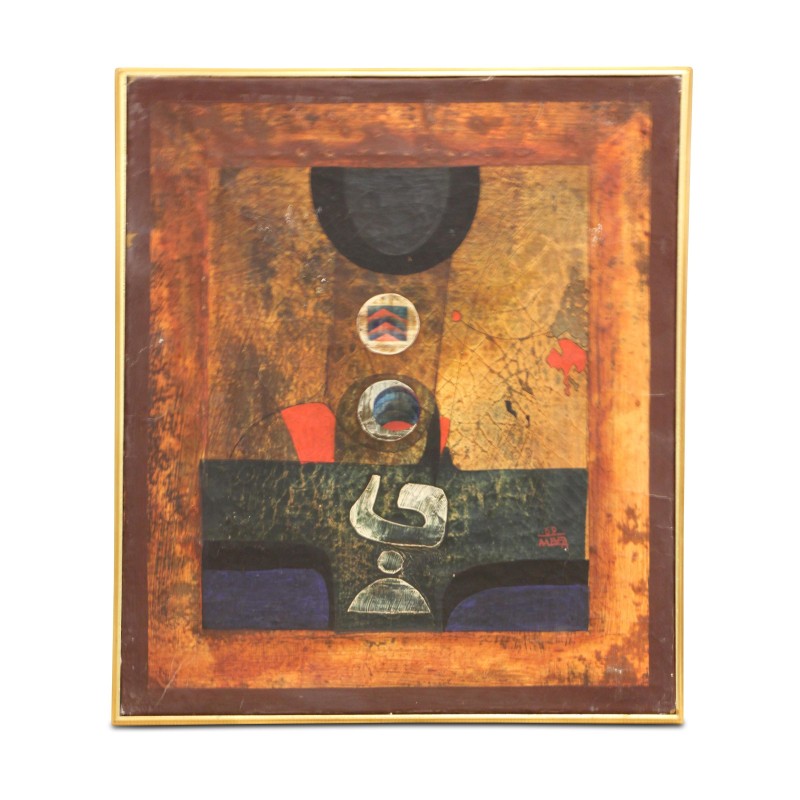 MBFA 表。布面油画(69 年)。抽象类型。 - Moinat - 画 - 各种的 MBFA 表。布面油画(69 年)。抽象类型。 - Moinat - 画 - 各种的