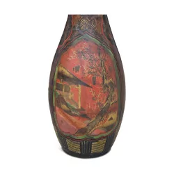 глиняная ваза. Япония.