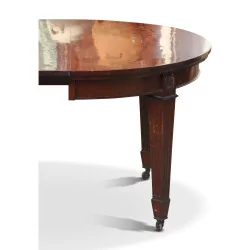 стол из красного дерева в стиле Людовика XVI