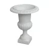 Vase grand “MEDICIS” sans socle en fonte et peint blanc à … - Moinat - Urnes, Vases